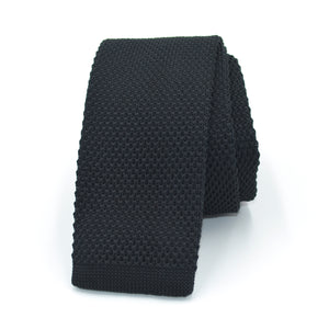 Knit slate tie