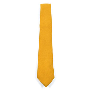 Microsuede Yellow Tie