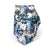 floral dusty blue and light blue tie