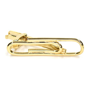 Gold Paper Clip Tie Bar