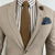 Solid brown tie set