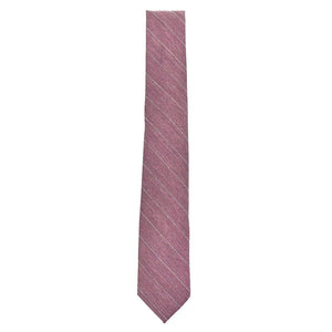 Pinstripe Chevron Mauve Tie