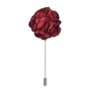 Lapel Pin - Rose Red