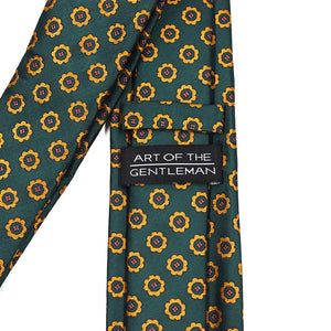 Royal Emerald Green Dots Tie