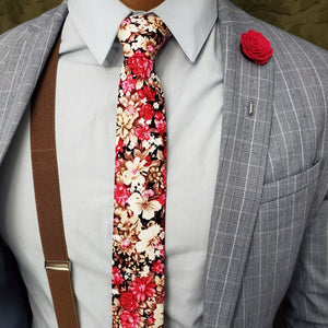 Solid Brown Suspenders - Art of The Gentleman