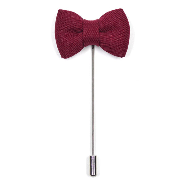 SupportStore Burgundy Ribbon Lapel Pin