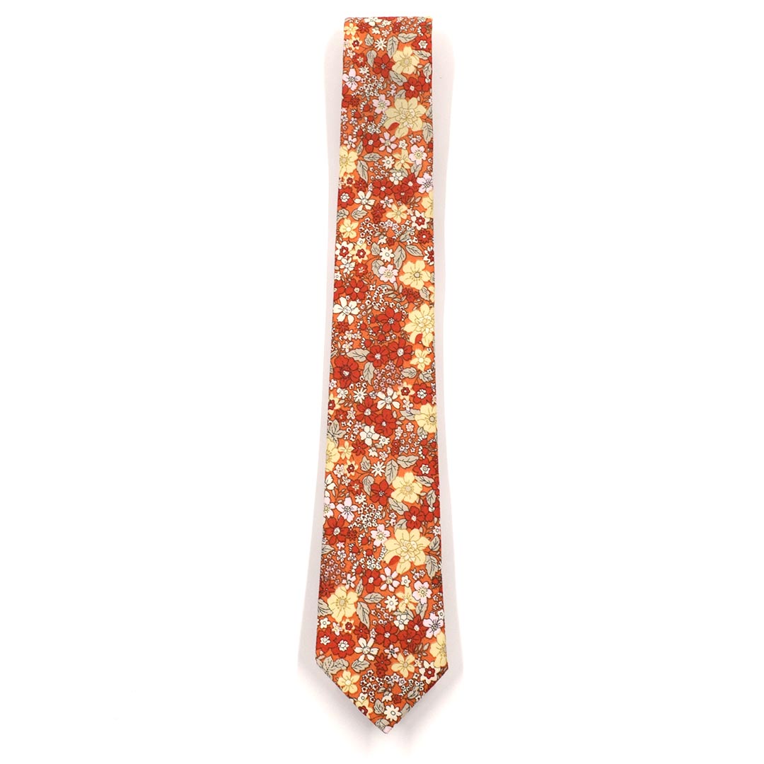 Orange Fruit Abstract Print Tie … curated on LTK