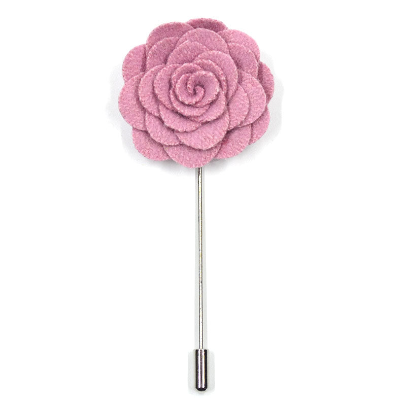 Art of The Gentleman Lapel Pin - Floral Taupe