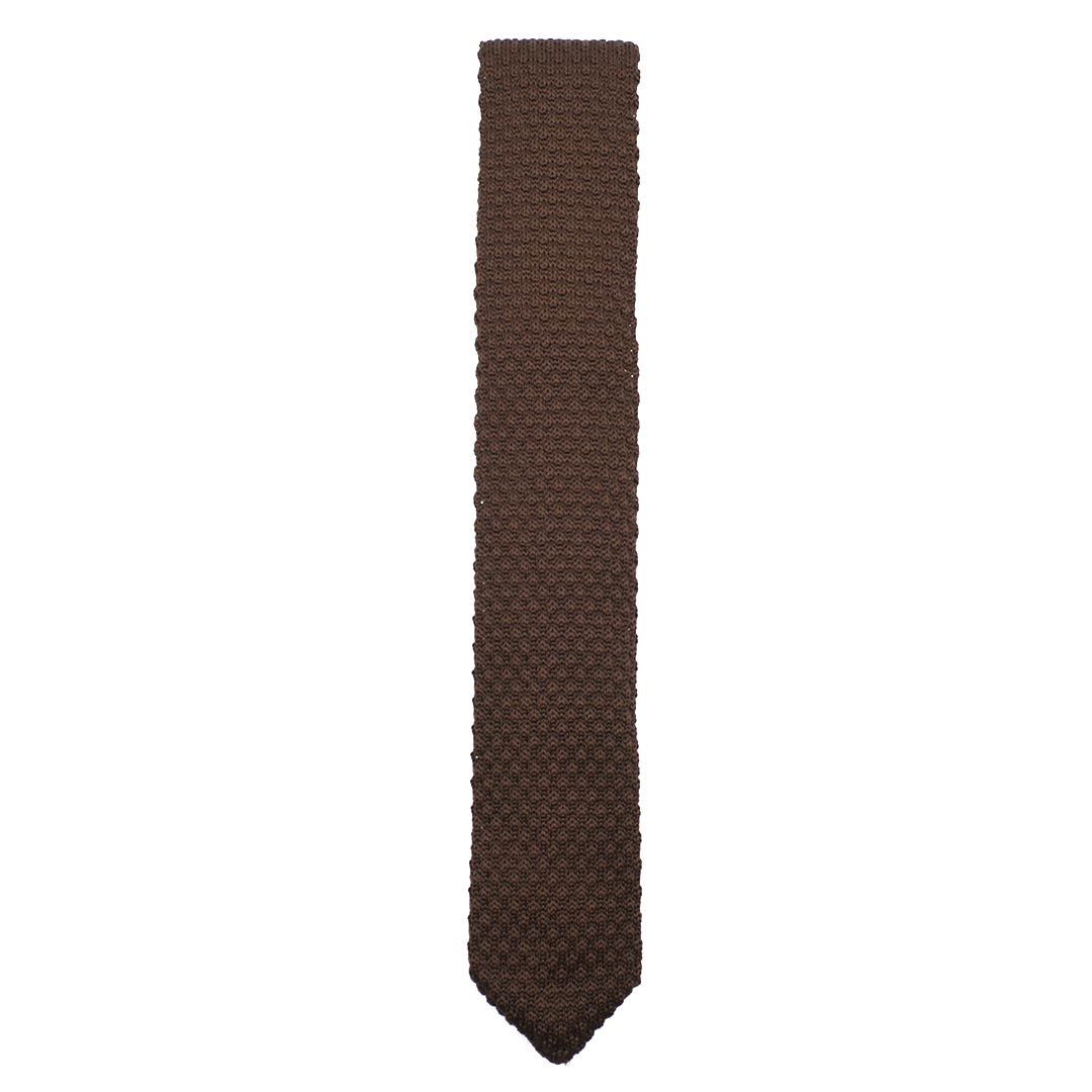 plain knitted tie