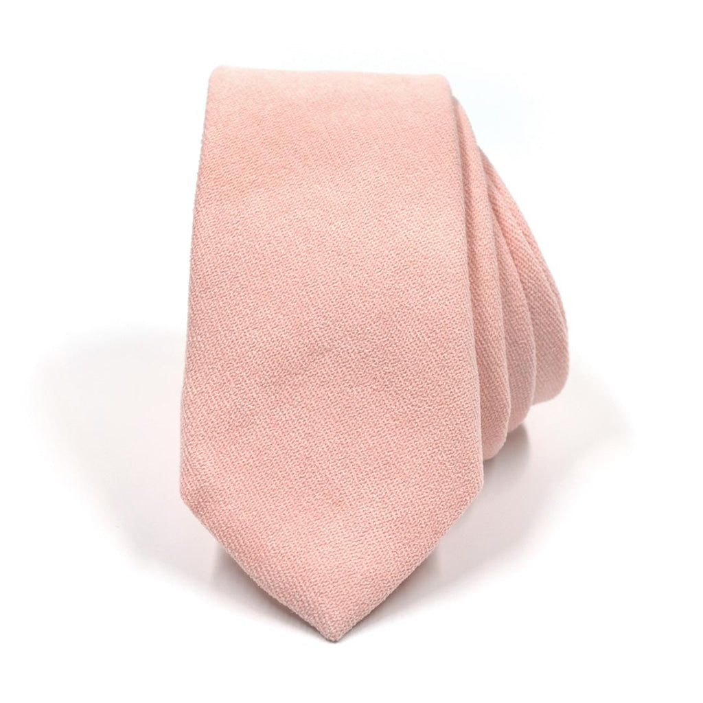 Light brown and dusty rose silk tie
