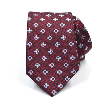 Polka Dot Burnt Red Tie - Art of The Gentleman
