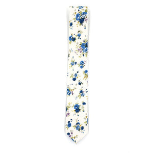 Floral Blueberry Tie