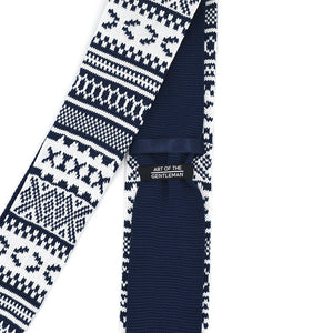 Knitted Navy Tundra Tie