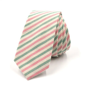 Seersucker Watermelon Tie