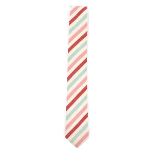 Striped Arctic Cherry Tie